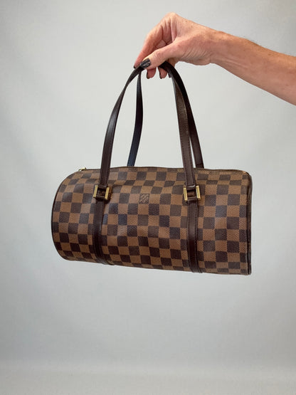 Louis Vuitton Damier Ebene Papillon 30 Set with Mini Pouch