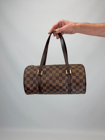 Louis Vuitton Damier Ebene Papillon 30 Set with Mini Pouch