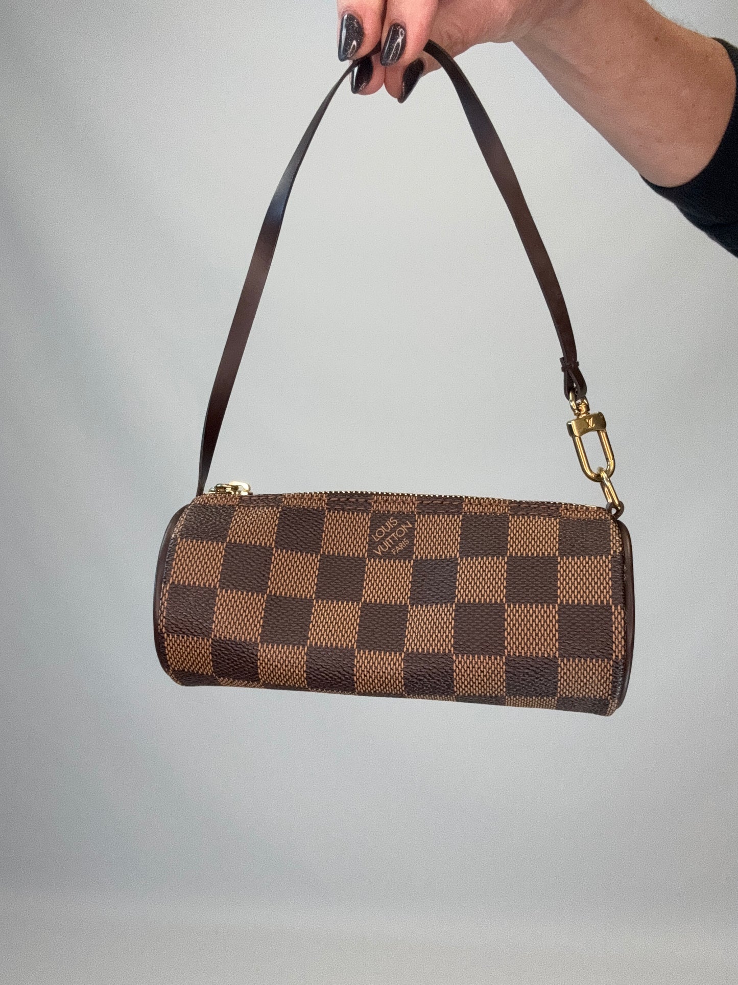 Louis Vuitton Damier Ebene Papillon 30 Set with Mini Pouch