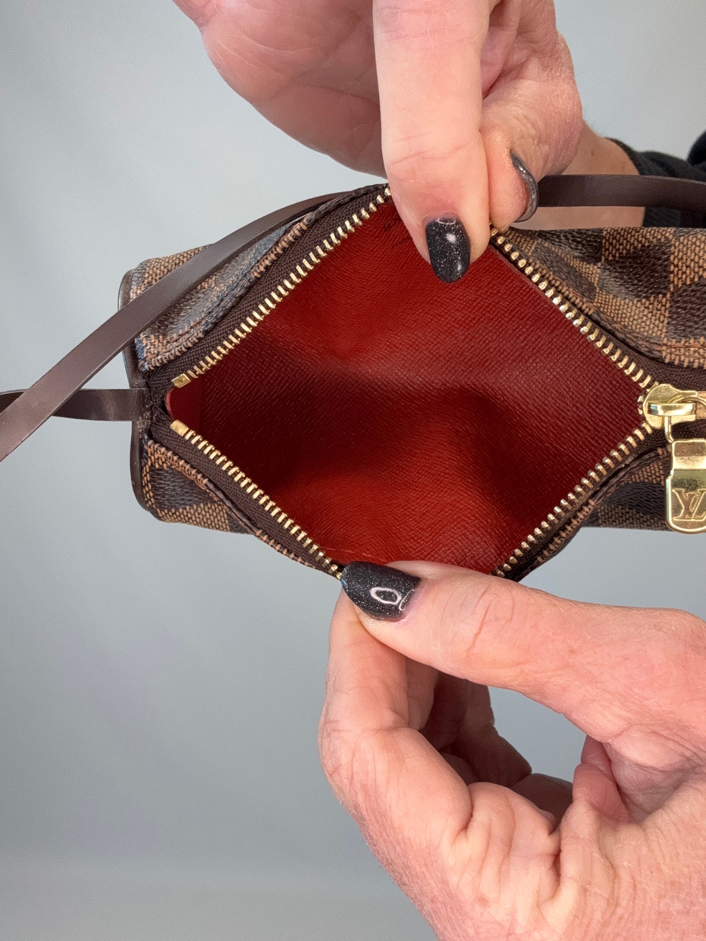 Louis Vuitton Damier Ebene Papillon 30 Set with Mini Pouch