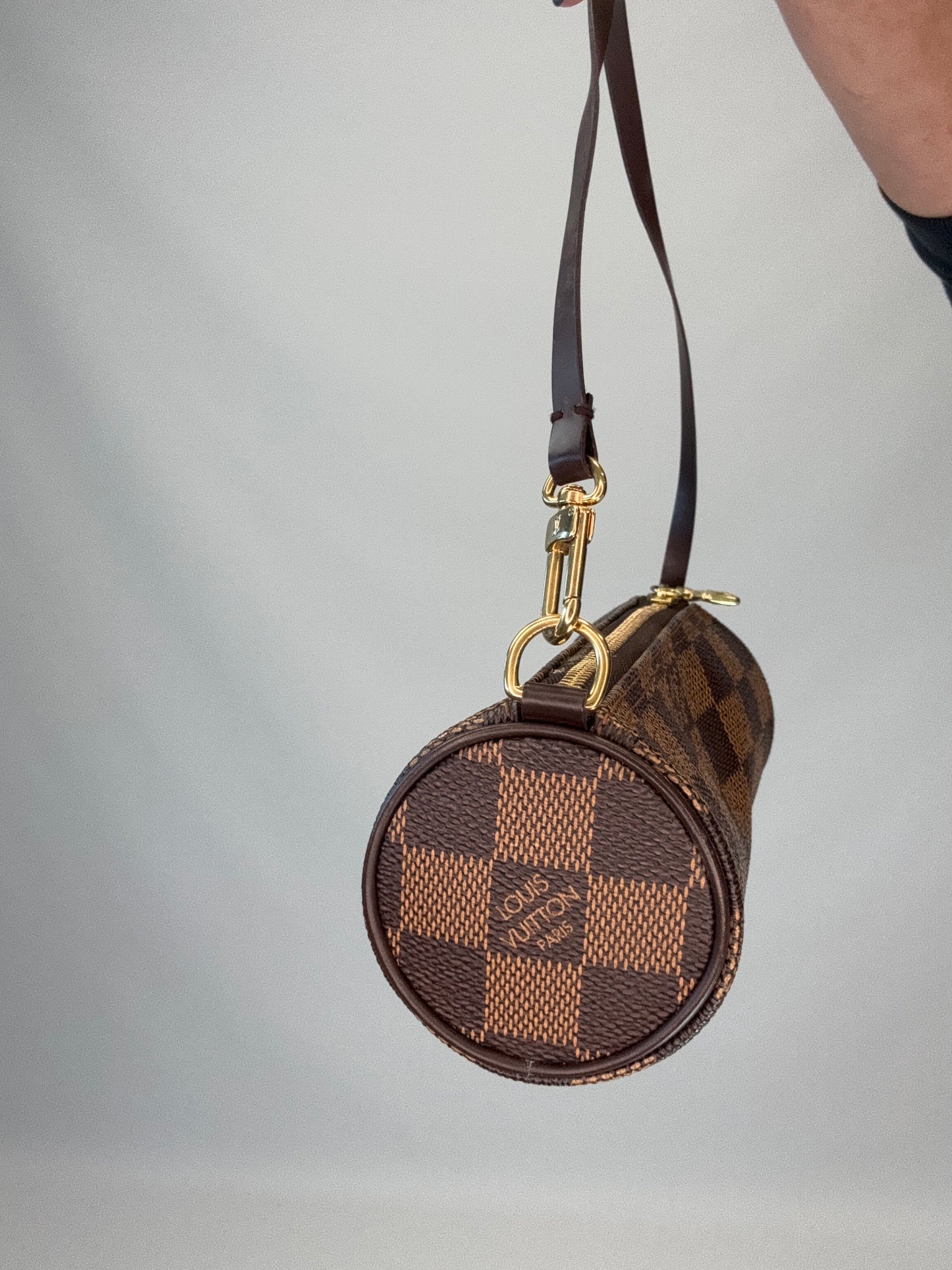 Louis Vuitton Damier Ebene Papillon 30 Set with Mini Pouch