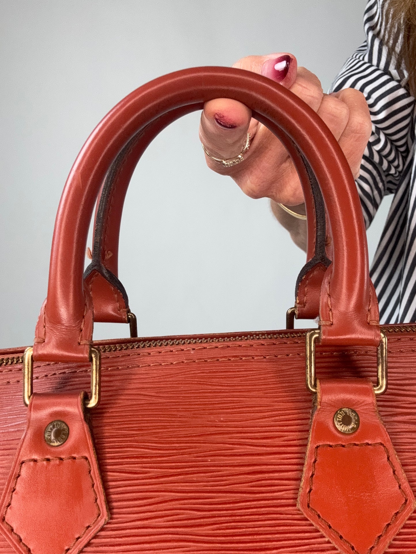 Louis Vuitton Speedy 25 Epi Kenyan Fawn -Vintage