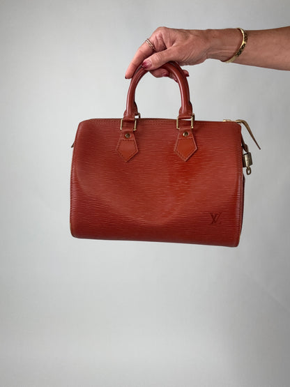 Louis Vuitton Speedy 25 Epi Kenyan Fawn -Vintage