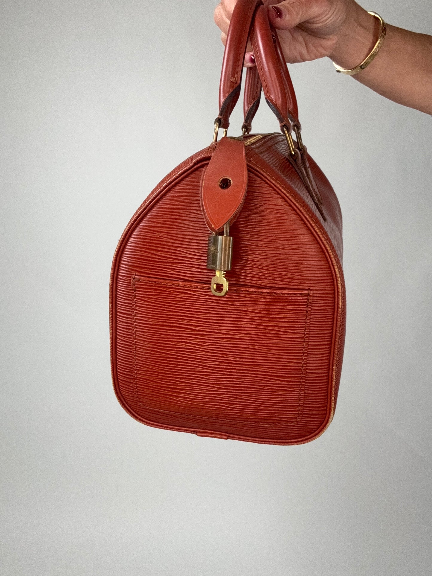 Louis Vuitton Speedy 25 Epi Kenyan Fawn -Vintage