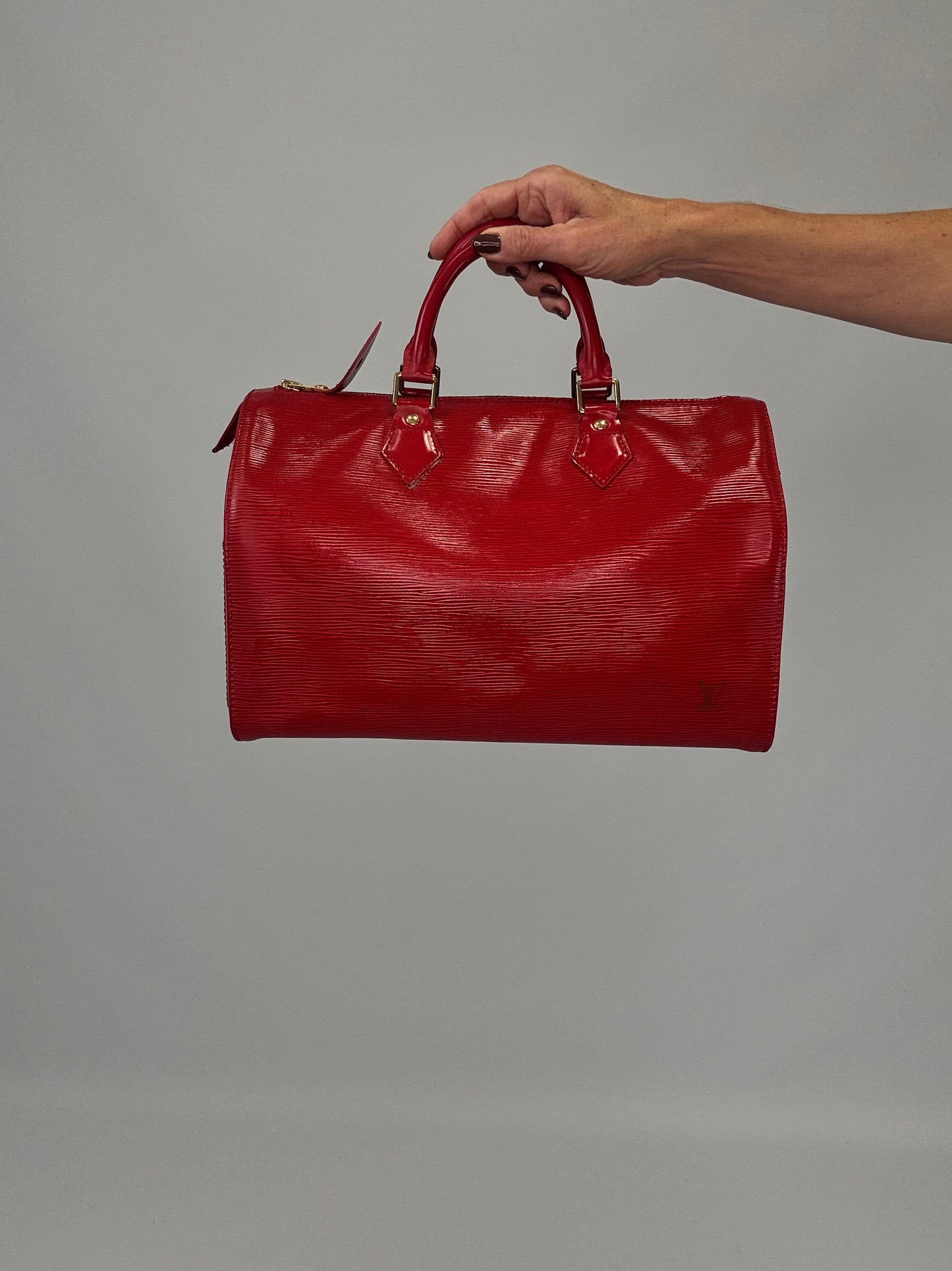 Louis Vuitton Epi Speedy 30 - Red