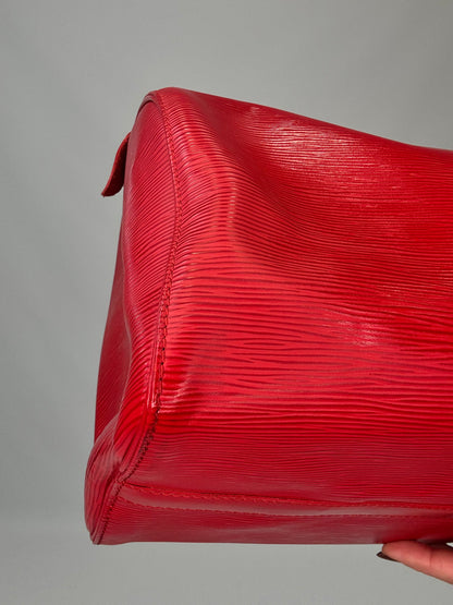 Louis Vuitton Epi Speedy 30 - Red