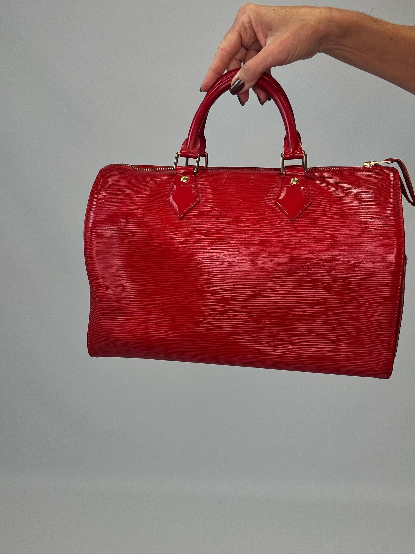 Louis Vuitton Epi Speedy 30 - Red