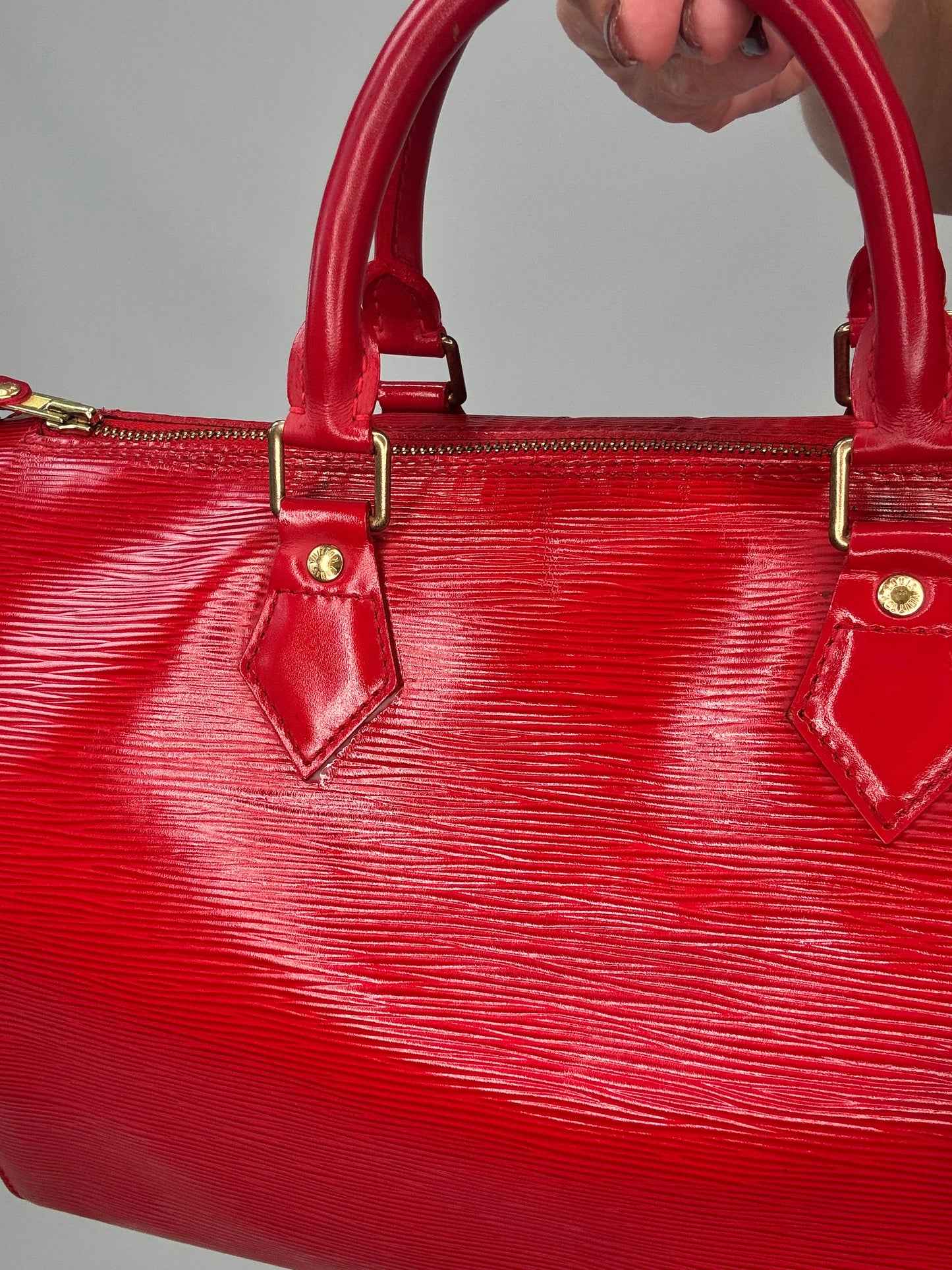 Louis Vuitton Epi Speedy 30 - Red