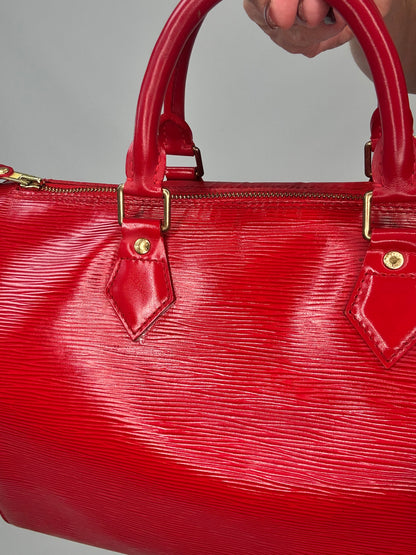 Louis Vuitton Epi Speedy 30 - Red