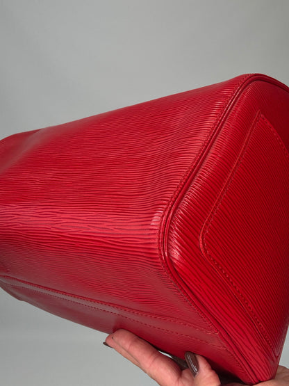 Louis Vuitton Epi Speedy 30 - Red