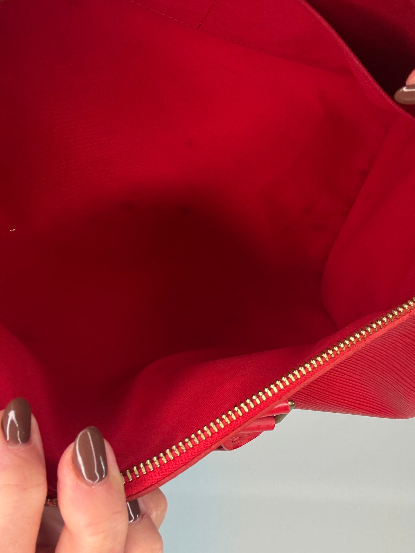 Louis Vuitton Epi Speedy 30 - Red