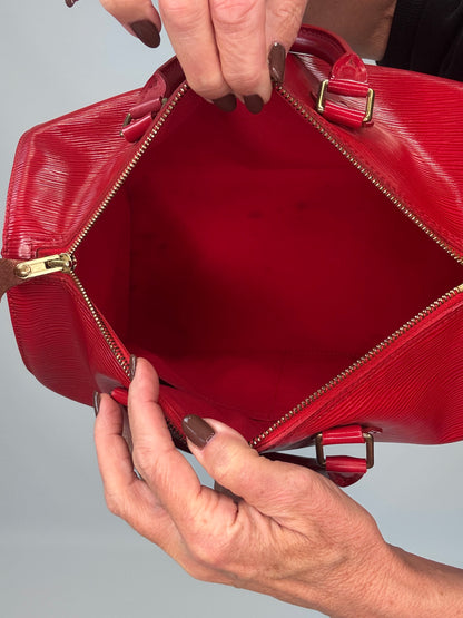 Louis Vuitton Epi Speedy 30 - Red