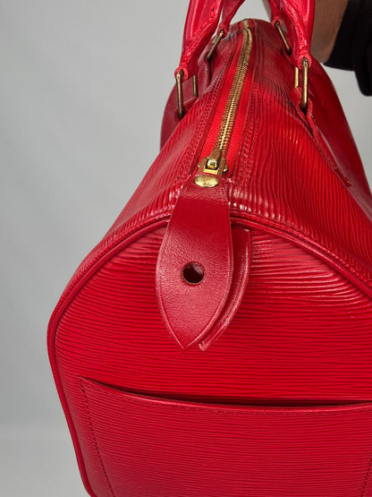 Louis Vuitton Epi Speedy 30 - Red