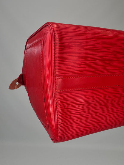 Louis Vuitton Epi Speedy 30 - Red