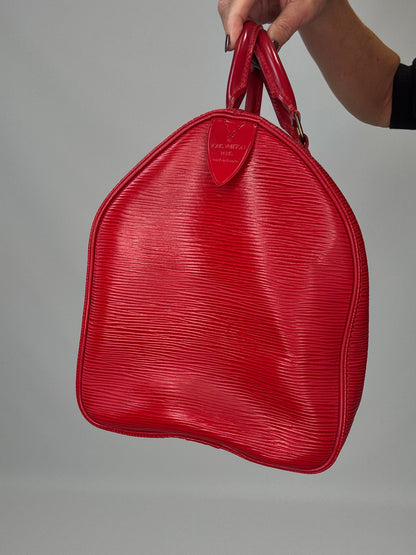 Louis Vuitton Epi Speedy 30 - Red