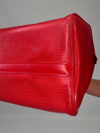 Louis Vuitton Epi Speedy 30 - Red