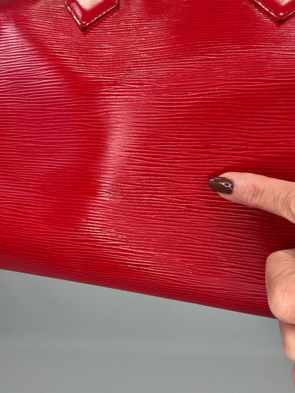 Louis Vuitton Epi Speedy 30 - Red