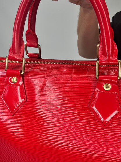 Louis Vuitton Epi Speedy 30 - Red