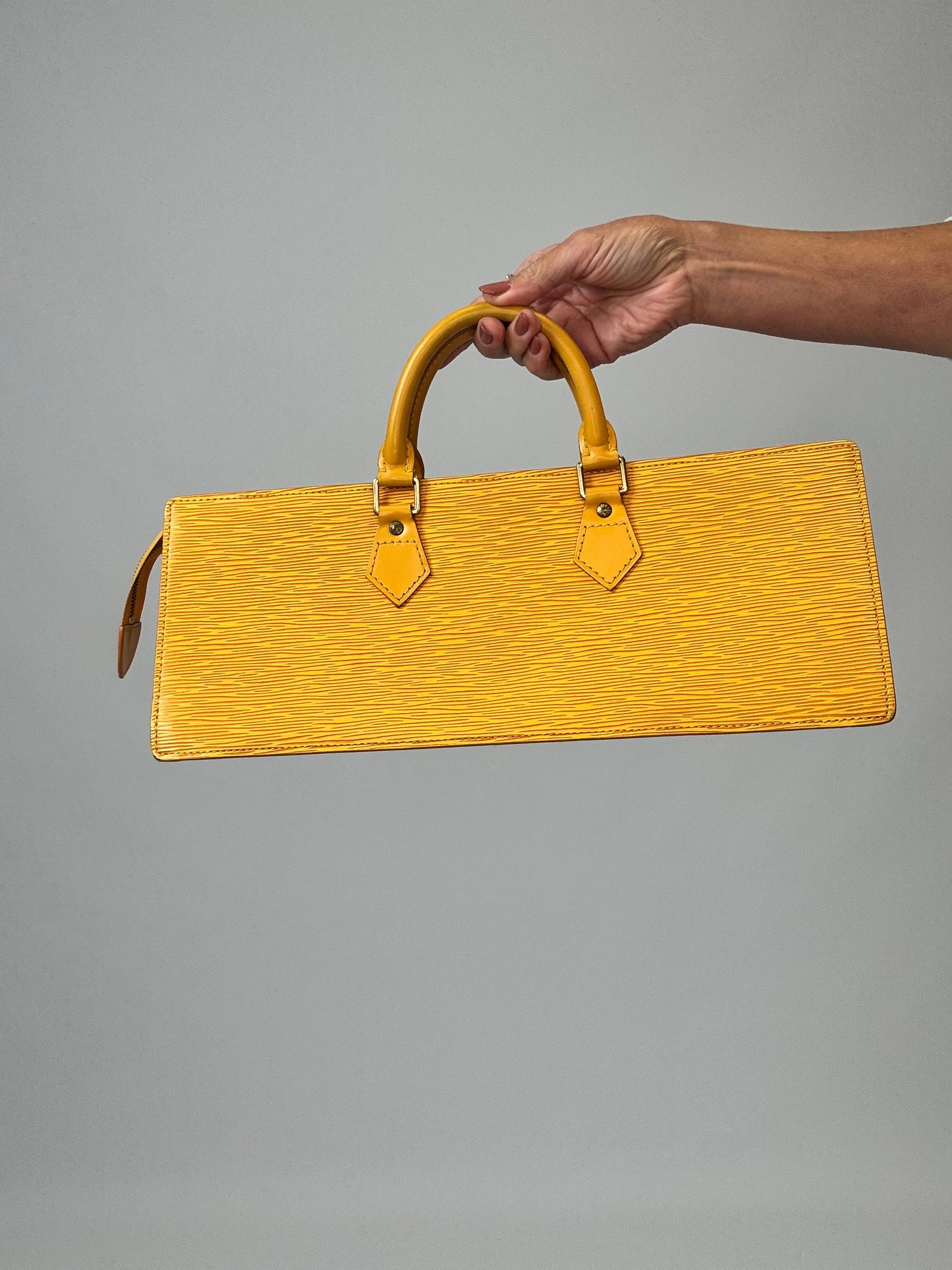 Louis Vuitton Epi Triangle Sac-Yellow