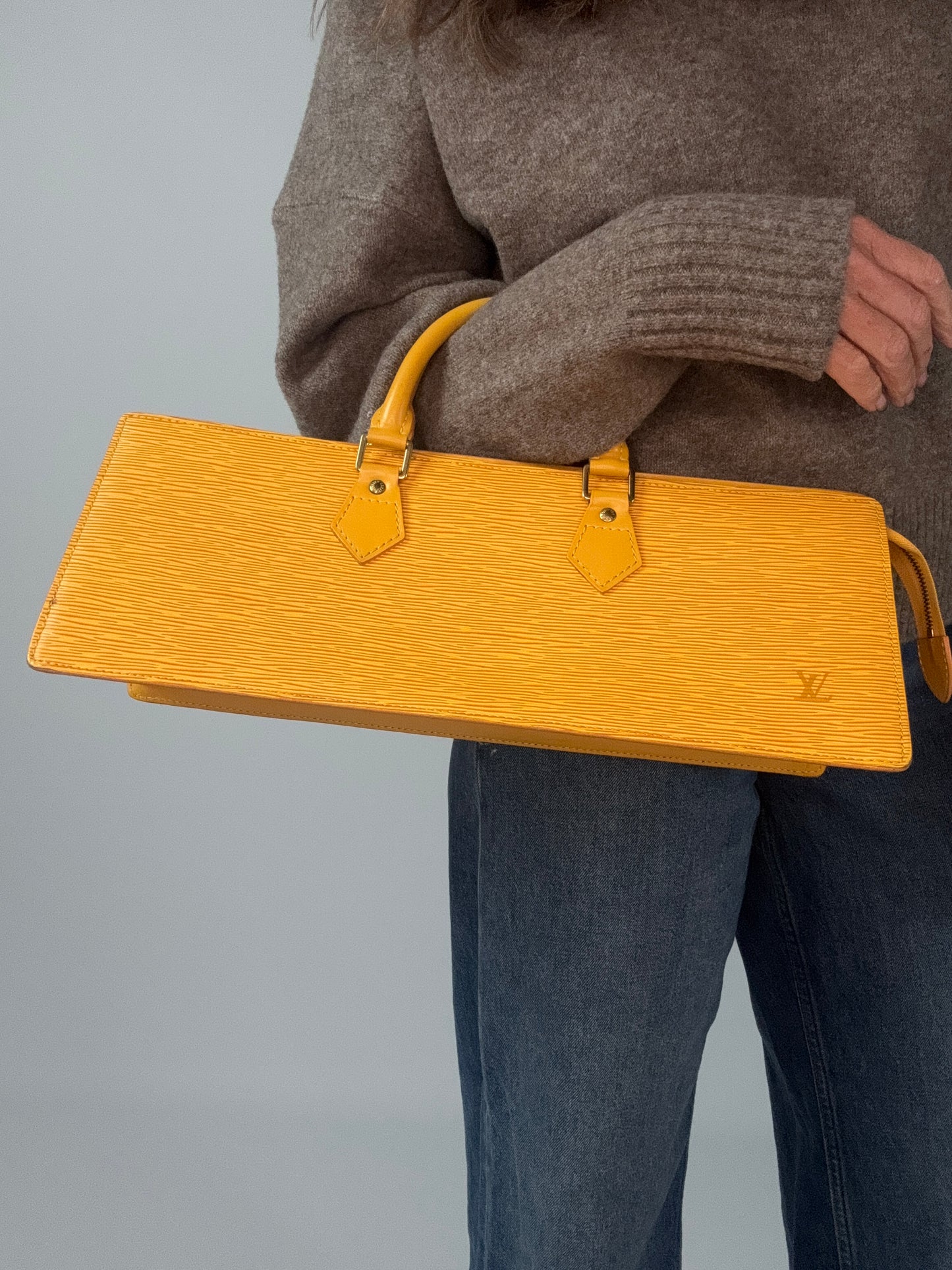 Louis Vuitton Epi Triangle Sac-Yellow