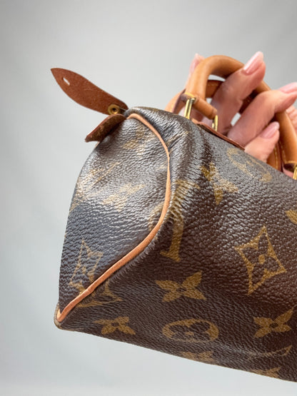 Louis Vuitton Monogram Canvas Nano Speedy