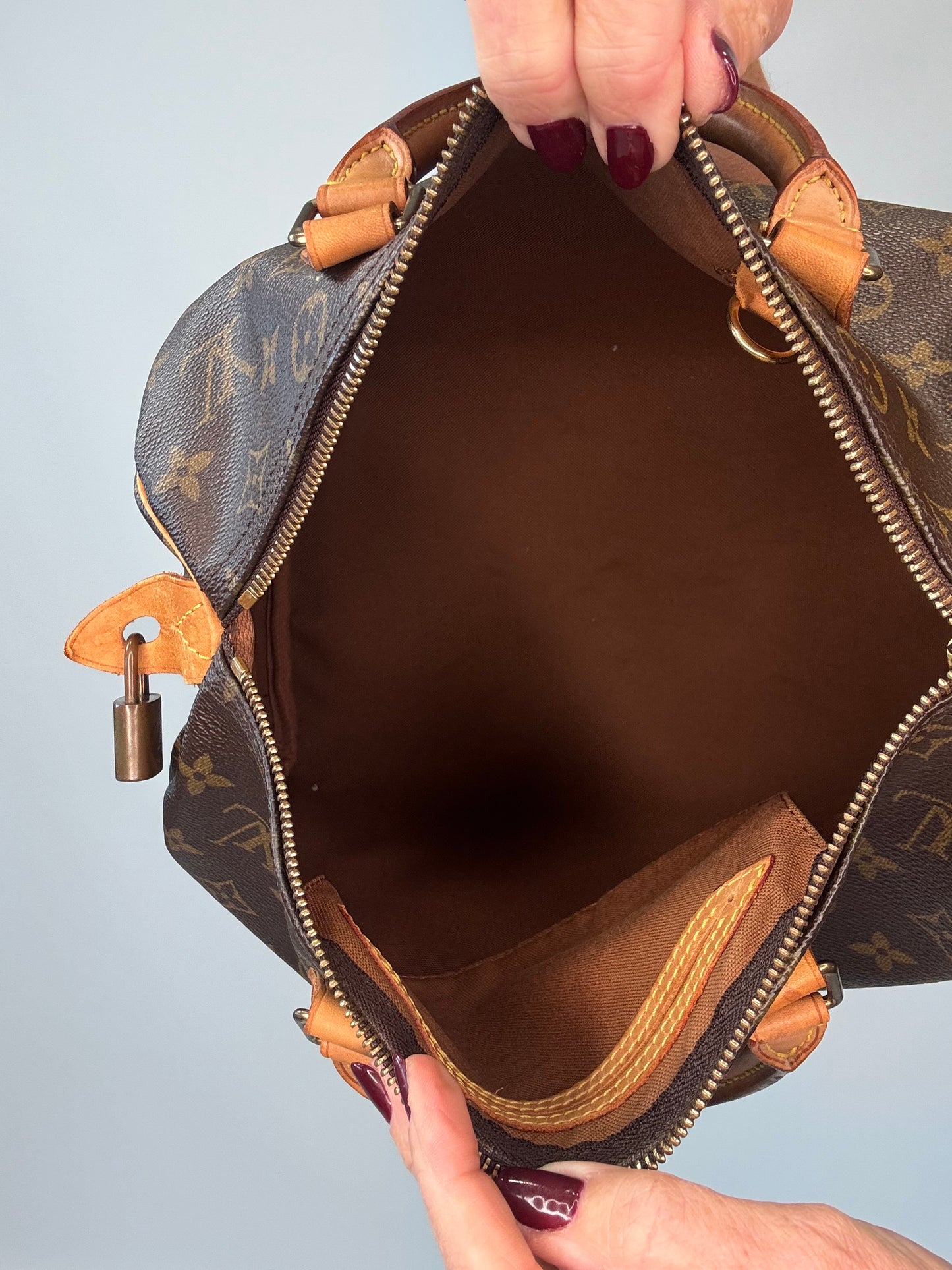 Louis Vuitton Monogram Canvas Speedy 30