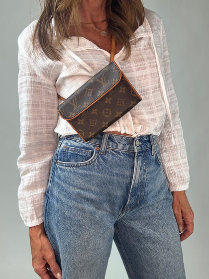 Louis Vuitton Monogram Pochette Canvas Florentine S - Belt Bag