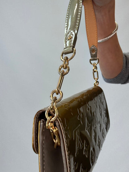 Louis Vuitton Monogram Vernis Sunset Boulevard Gris Art Deco