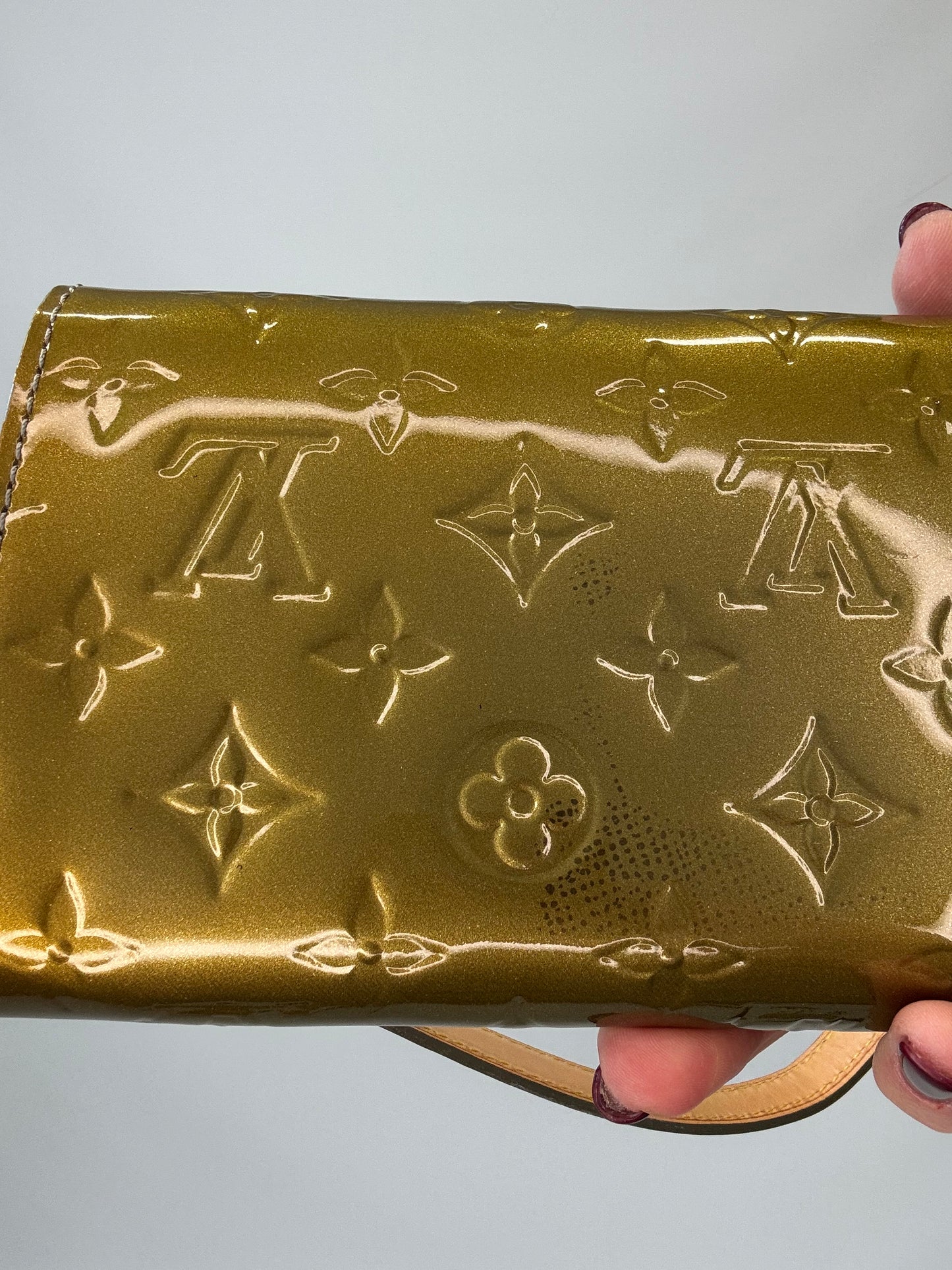 Louis Vuitton Monogram Vernis Sunset Boulevard Gris Art Deco