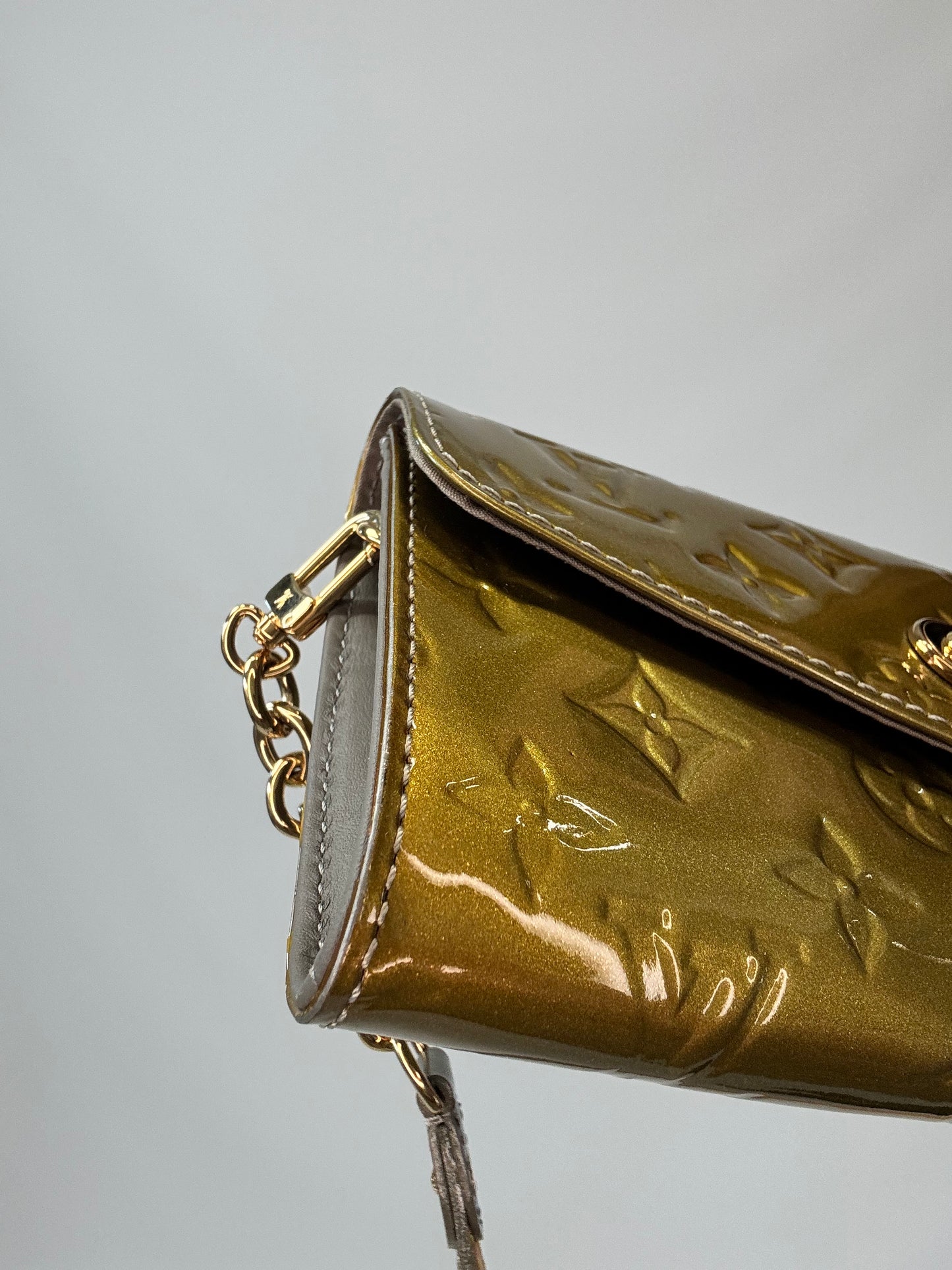 Louis Vuitton Monogram Vernis Sunset Boulevard Gris Art Deco