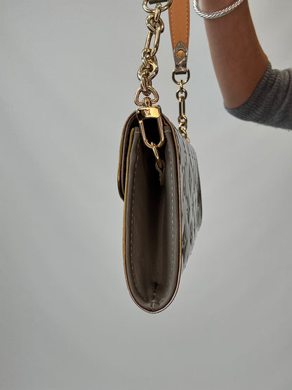 Louis Vuitton Monogram Vernis Sunset Boulevard Gris Art Deco