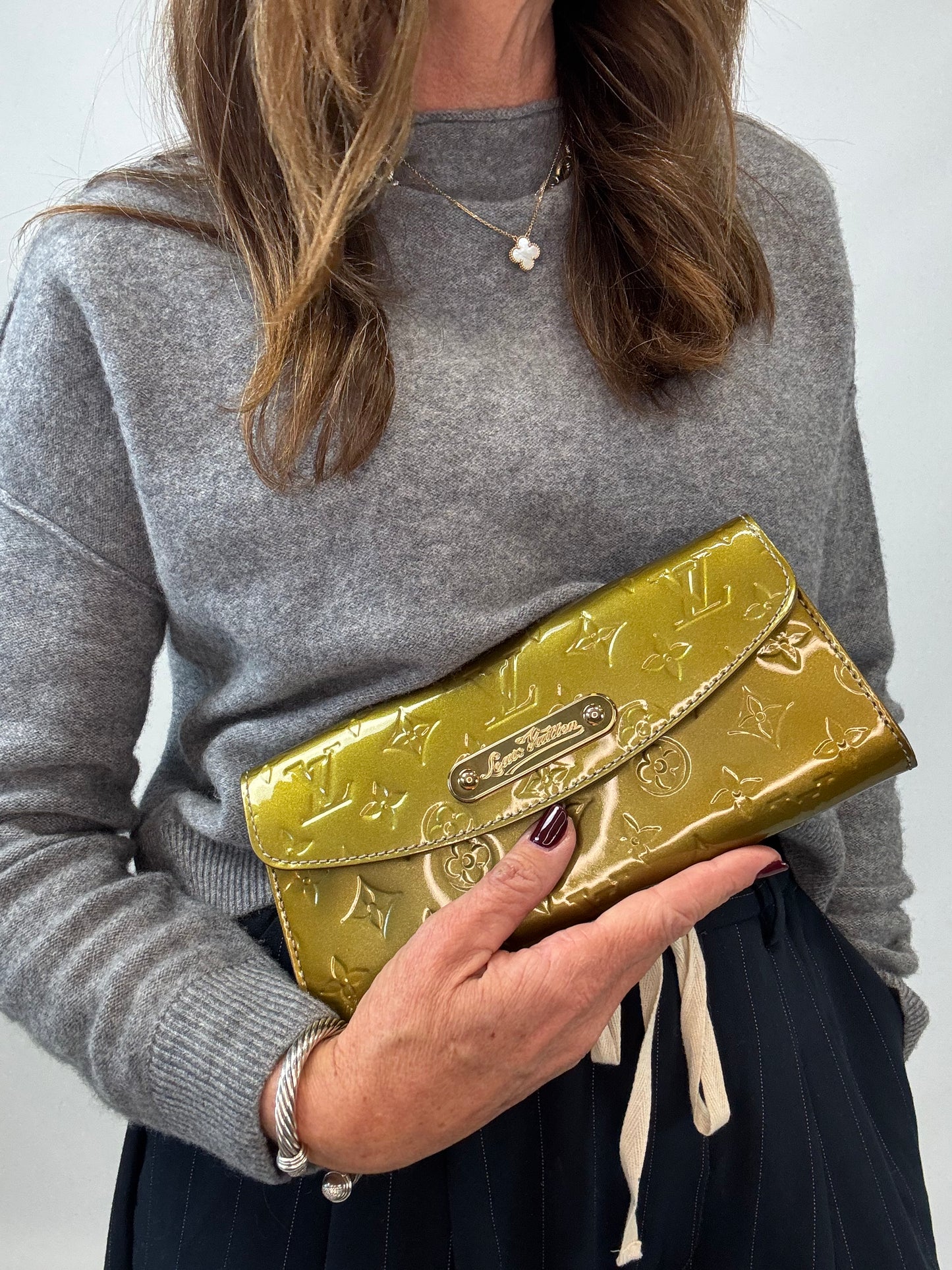 Louis Vuitton Monogram Vernis Sunset Boulevard Gris Art Deco