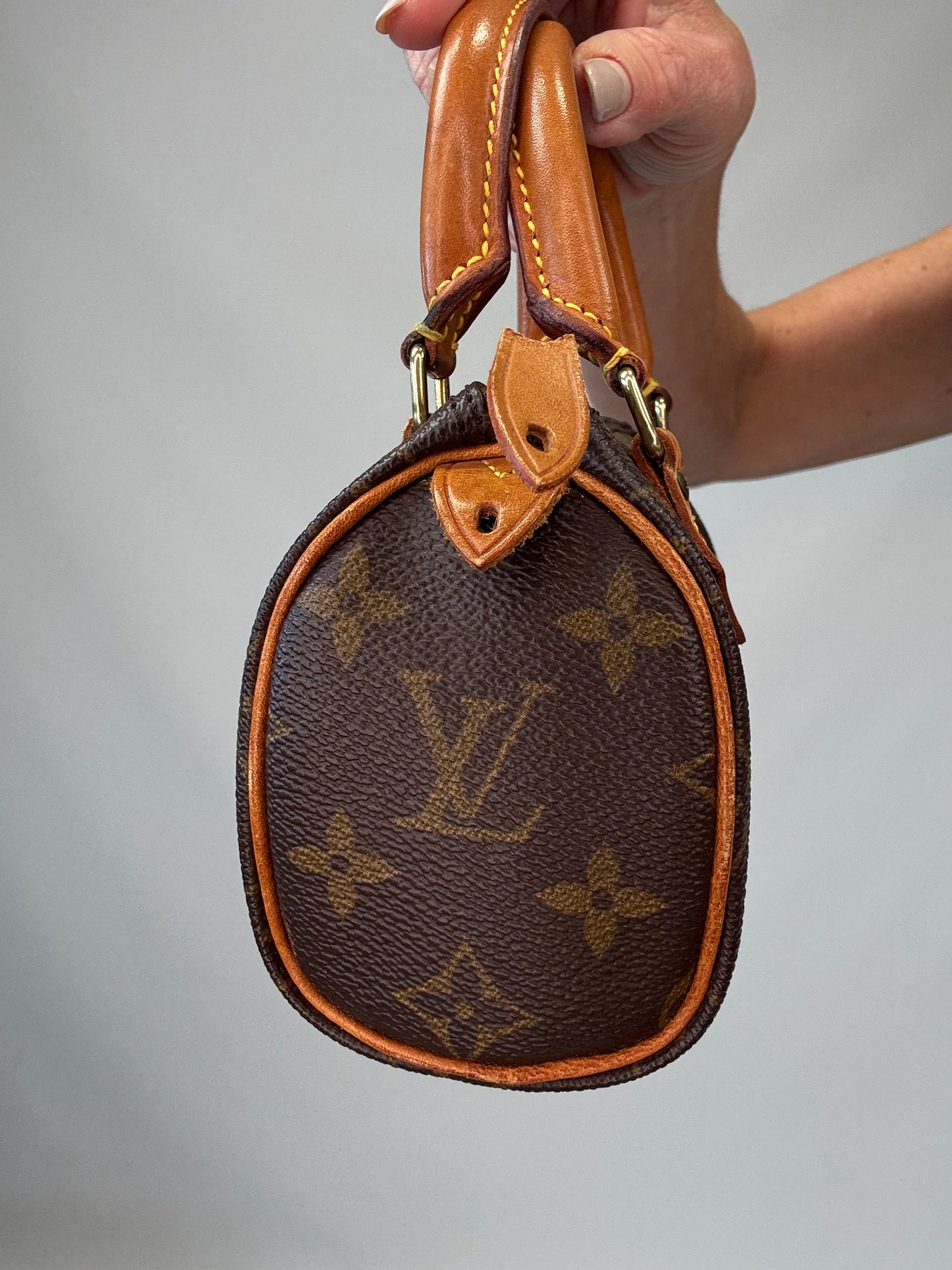 Louis Vuitton Nano Monogram Speedy - Vintage