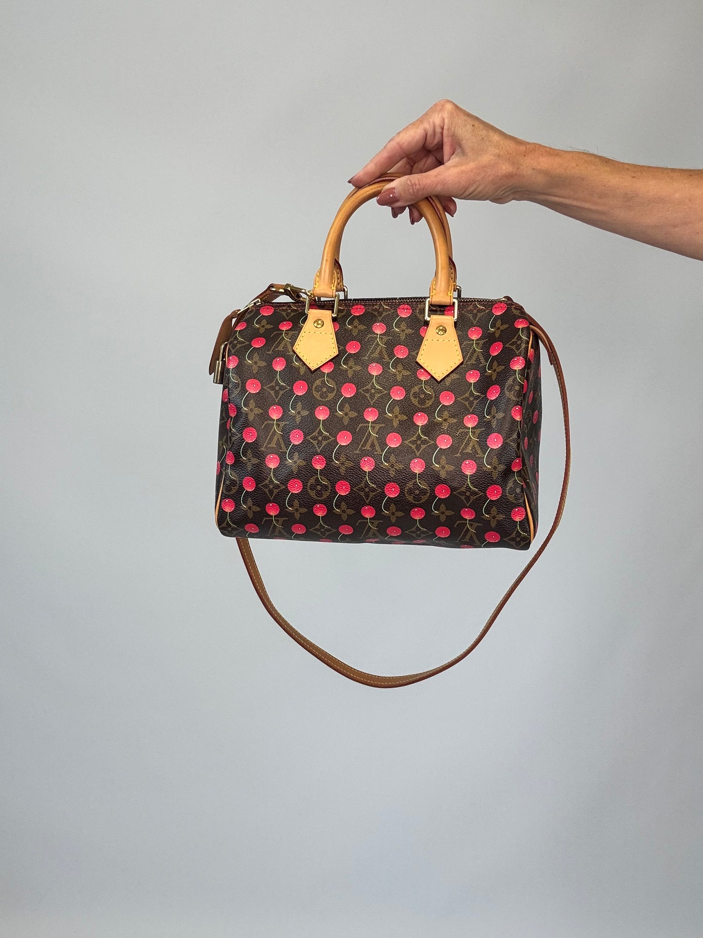 Louis Vuitton / Takashi Murakami - Monogram Cerises Cherry Speedy 25