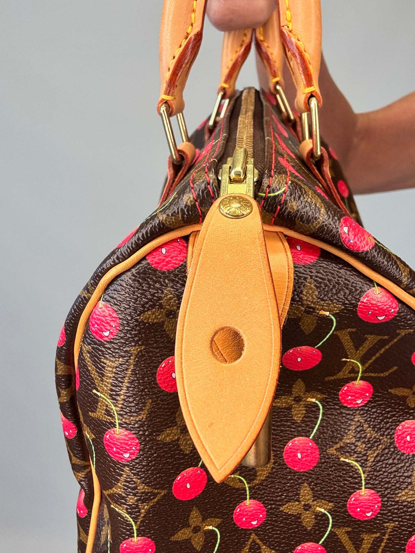 Louis Vuitton / Takashi Murakami - Monogram Cerises Cherry Speedy 25