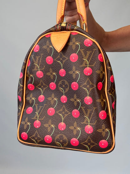 Louis Vuitton / Takashi Murakami - Monogram Cerises Cherry Speedy 25