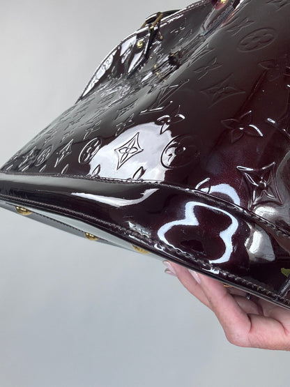 Louis Vuitton Vernis Alma GM Amarante