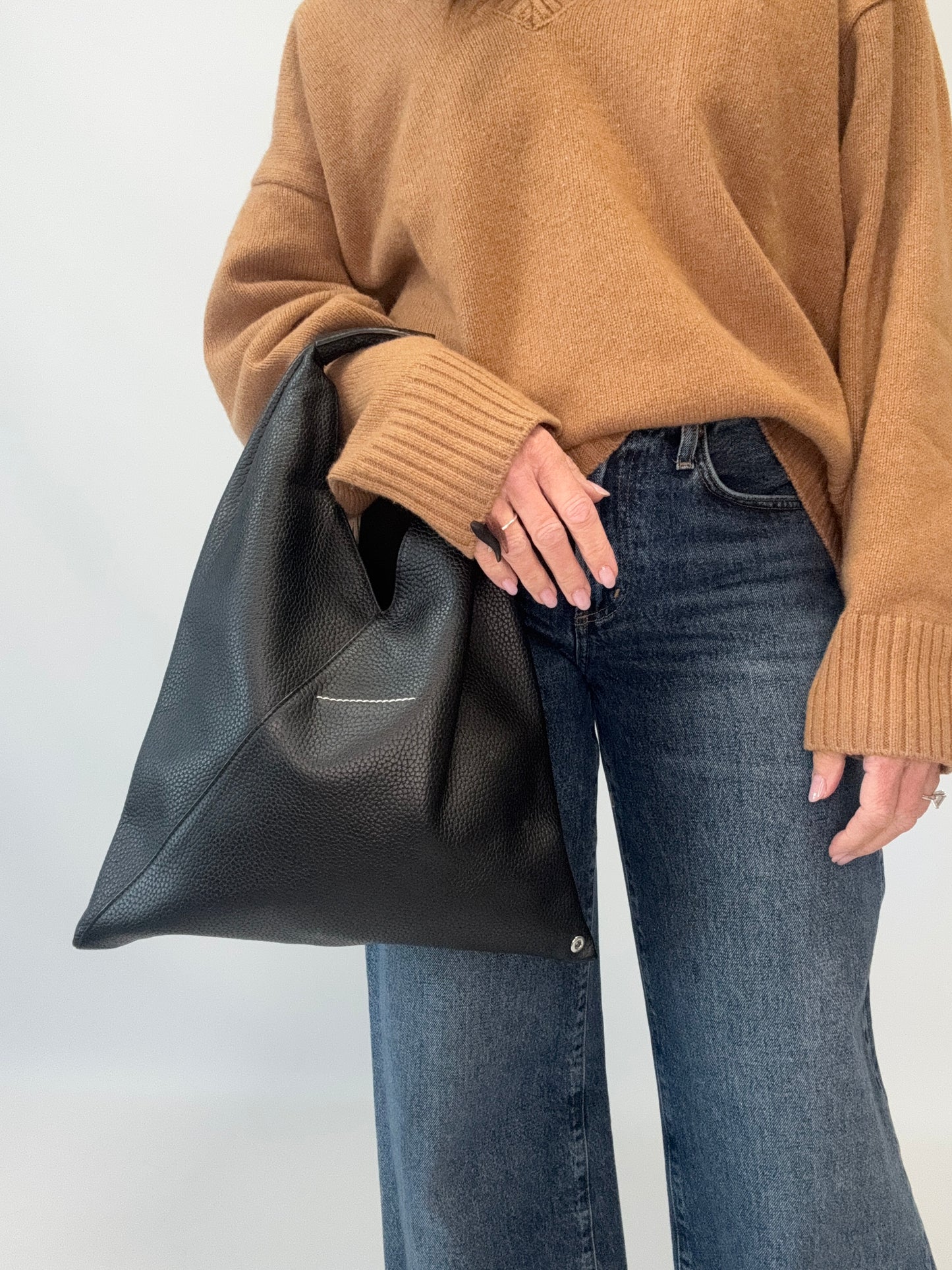 MM6 Masion Margiela Japanese Small Tote Bag - Black