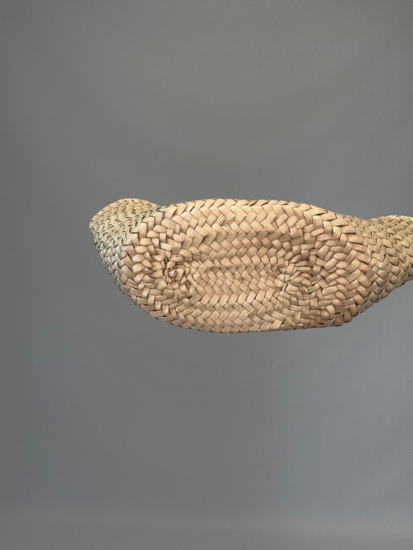 Miu Miu Logo Patch Raffia Tote Bag