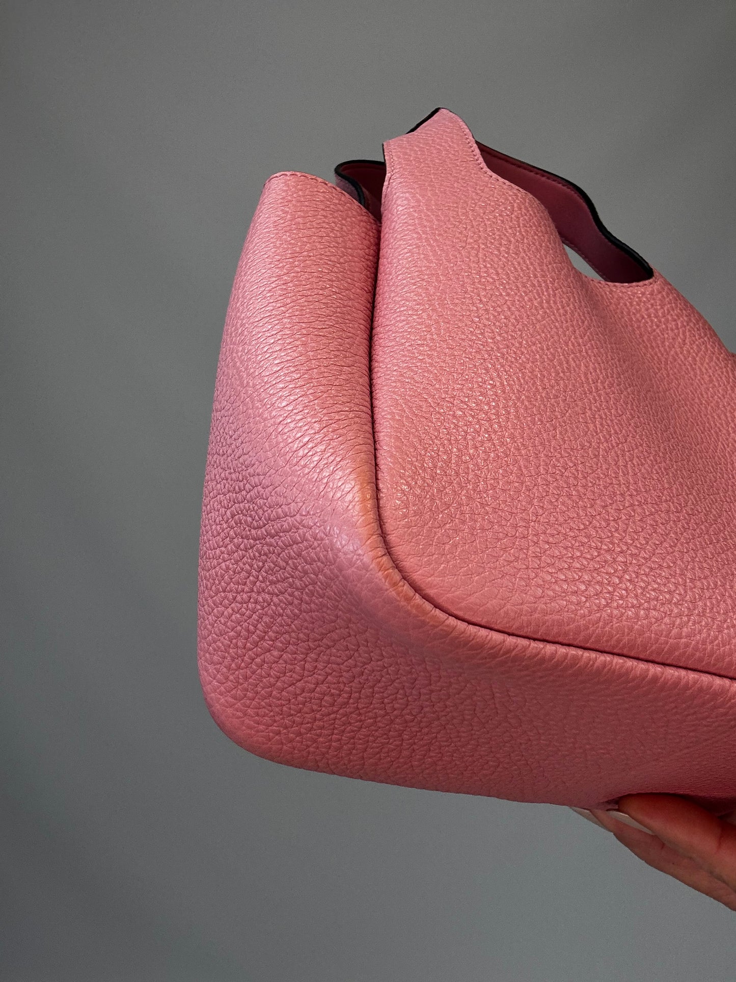 Prada Mini Calfskin Leather Tote Bag - Pink