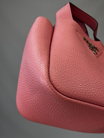 Prada Mini Calfskin Leather Tote Bag - Pink