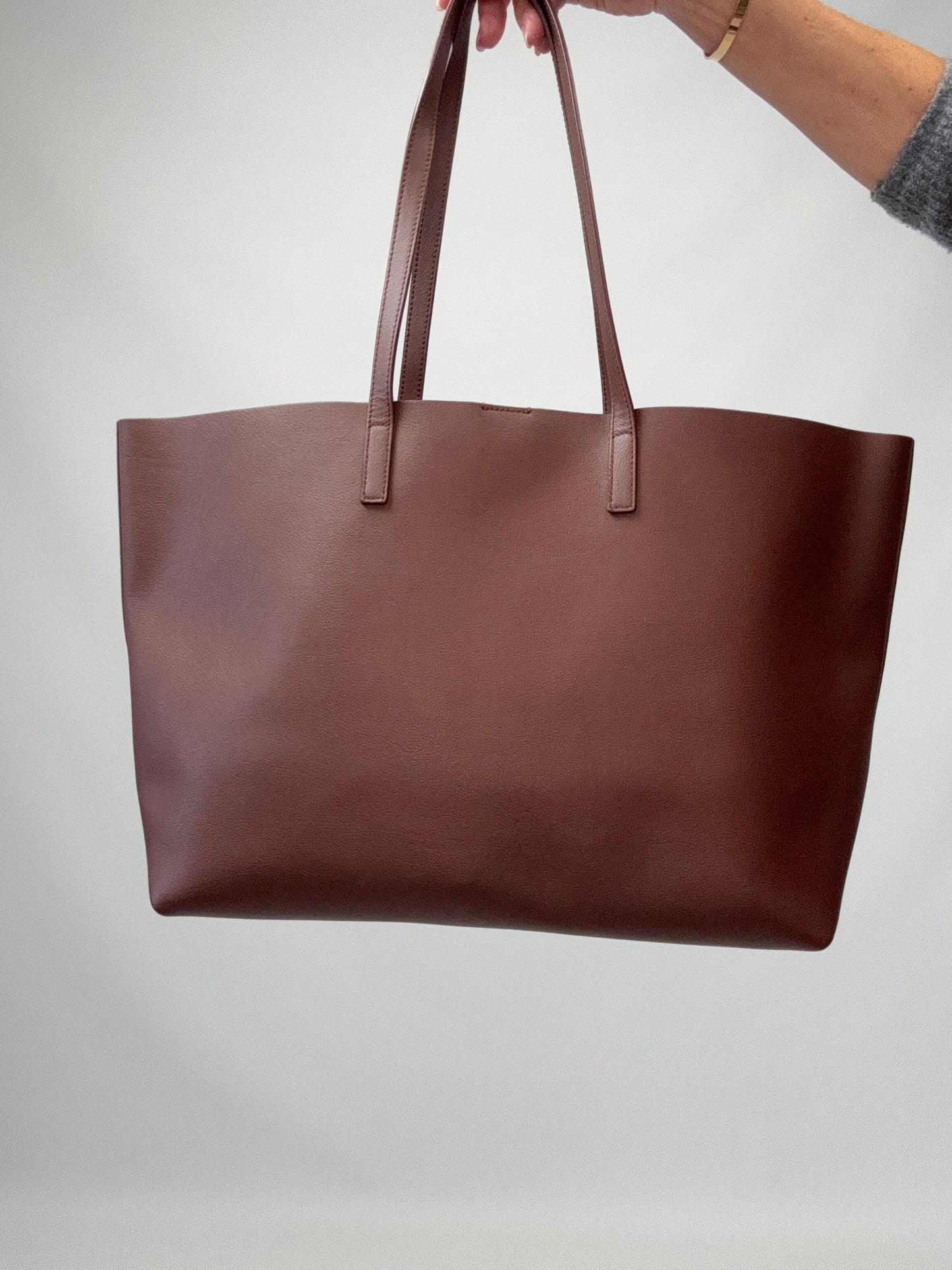 Saint Laurent Shopping Tote - Brown