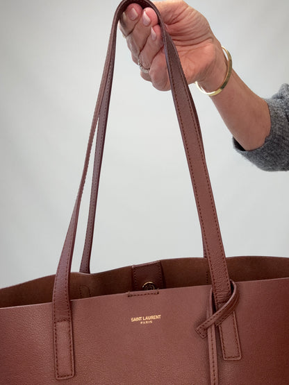 Saint Laurent Shopping Tote - Brown