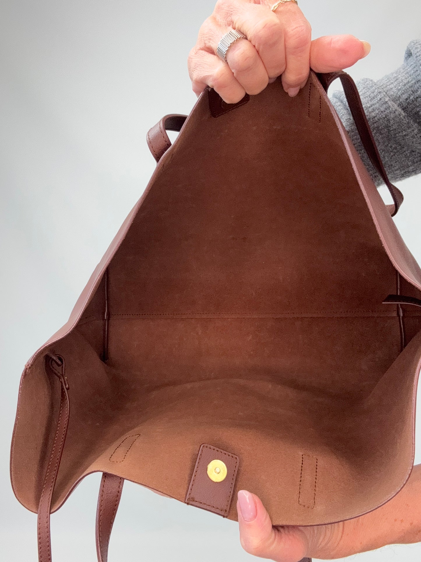 Saint Laurent Shopping Tote - Brown