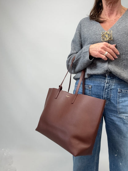 Saint Laurent Shopping Tote - Brown