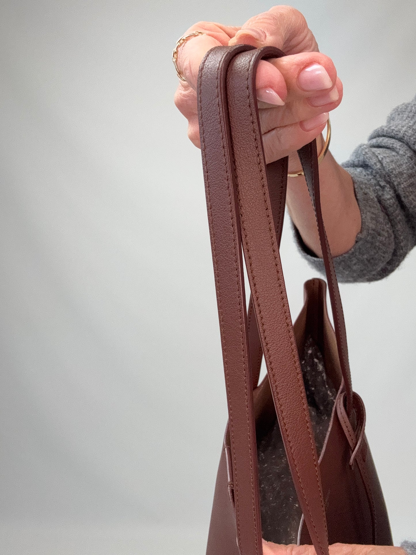 Saint Laurent Shopping Tote - Brown