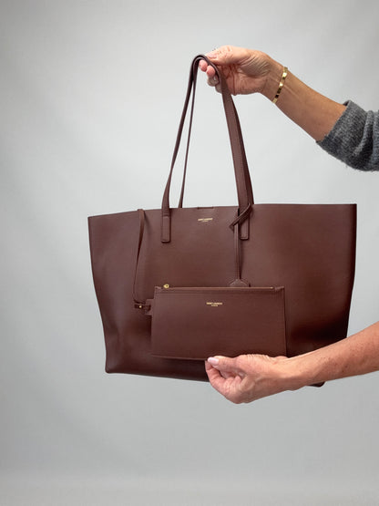 Saint Laurent Shopping Tote - Brown