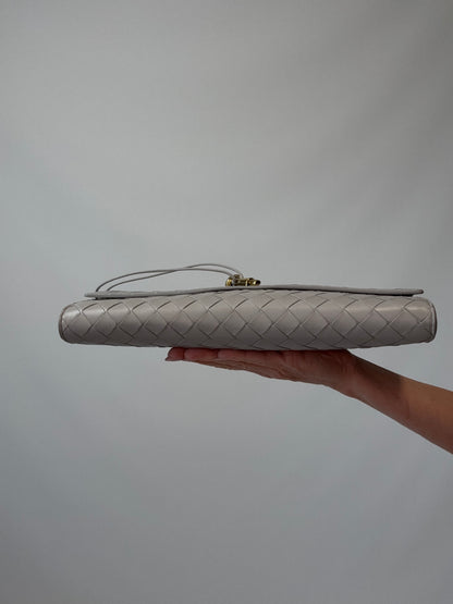Bottega Veneta Andiamo Clutch bottom of handbag