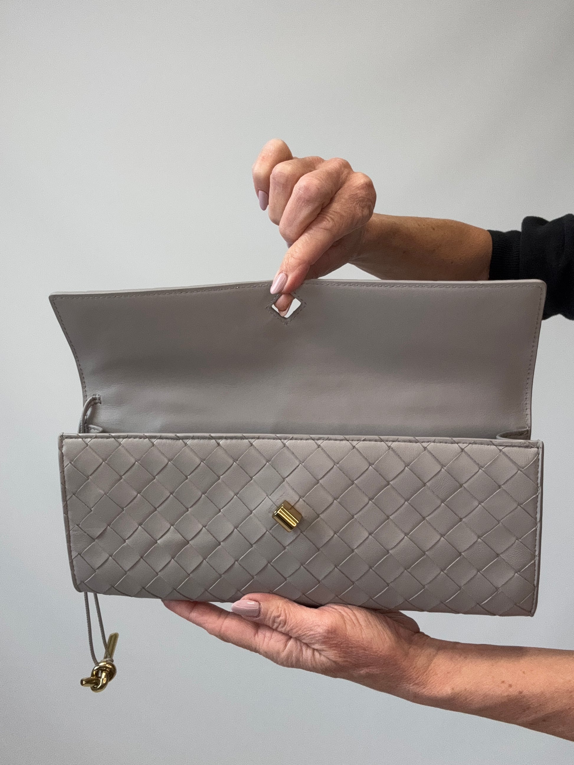 Bottega Veneta Andiamo Clutch flap interior