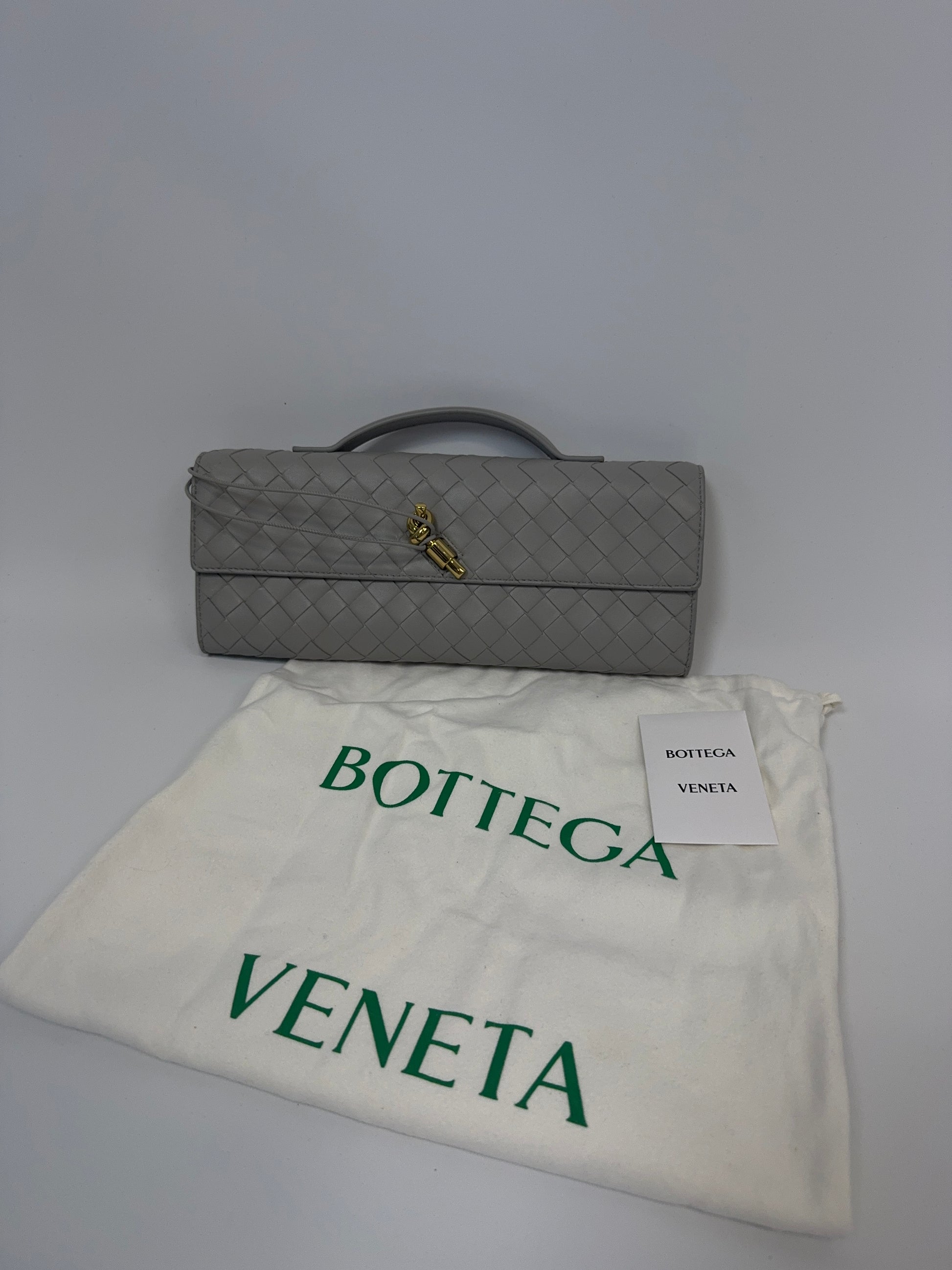 Bottega Veneta Andiamo Clutch with dust bag and care card